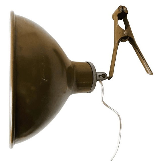 Image 1 of ​Vintage mid-century Cifo klemlamp industriële fotografielamp 1950's