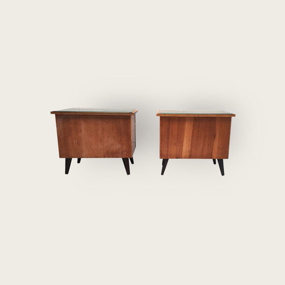 Image 1 of 2X Tables de nuit Mid Century