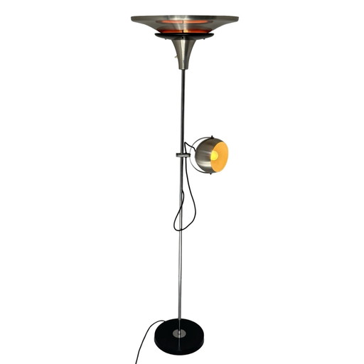 Dijkstra - Rare Model - Space Age Design / MCM Floor Lamp With Two Shades – Dijkstra Lampen, vloerlampen (photo 2 of 12)