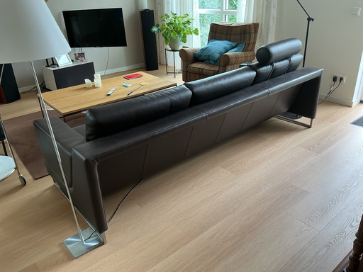 LEOLUX 3 seater leather sofa