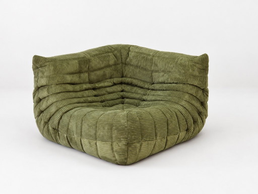 Michel Ducaroy for Ligne Roset Canapé d'angle Togo Olive