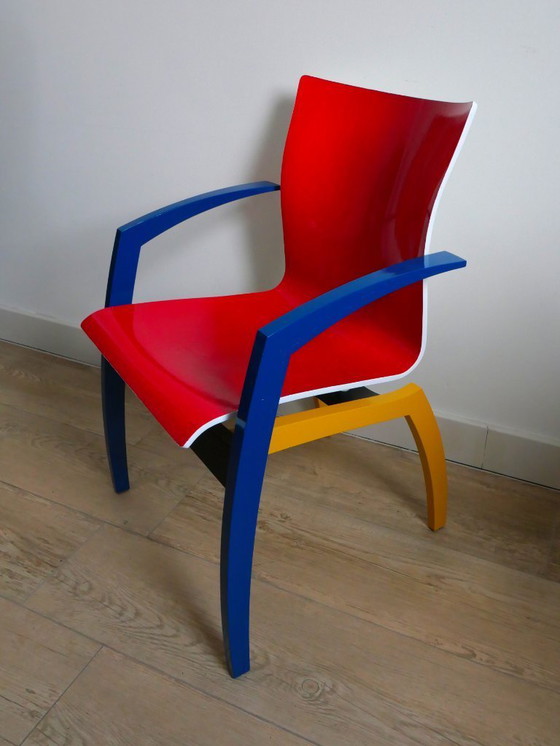 Image 1 of Sedia da pranzo Leolux Camarilla ispirata a "Mondriaan".