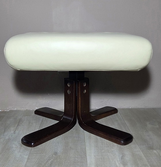 Image 1 of 80's foot stool (Hjord Knudsen?)