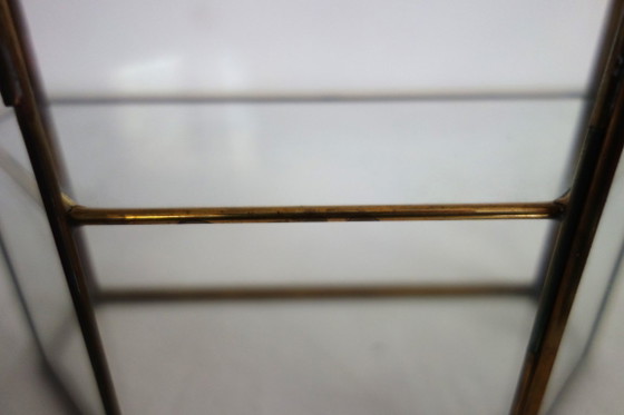 Vetrina Da Parete Vintage Vetro E Ottone – Vetrine, Brass (photo 8 of 12)