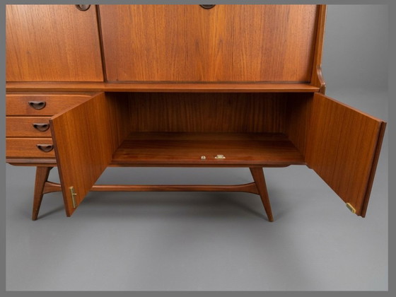 Credenza Louis van Teeffelen Combi n. 105 per WéBé – anni '60 – Credenze alte, Wood (photo 5 of 8)