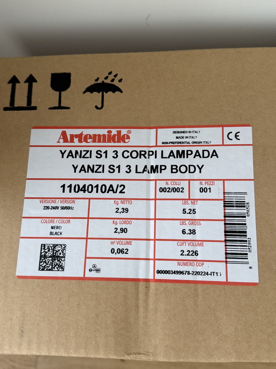 Artemide Yanzi S1 Hanglamp – Nieuw In Doos – Hanglampen, Metal, Glass (photo 2 of 5)