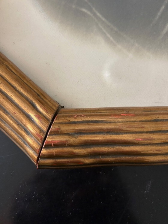 Image 1 of ritratto con cornice in ottone degli anni '20