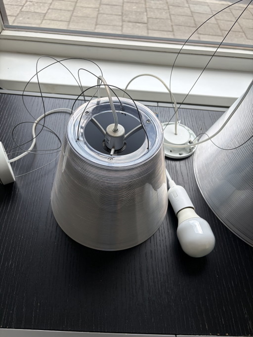 Set Flos Romeo Moon Hanglampen - Philippe Starck – Glass, Plexiglass (photo 2 of 7)