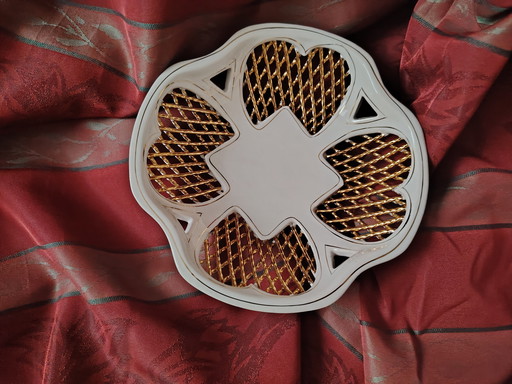 KSF Kirov Plant Kirow Faience Kommand met Uitsparing Jaren 60