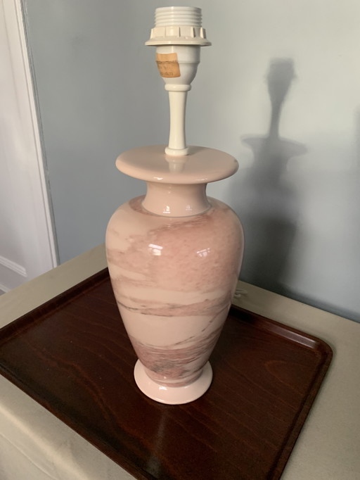 Robert de Schuytener Alter Mono table lamp, pink ceramic