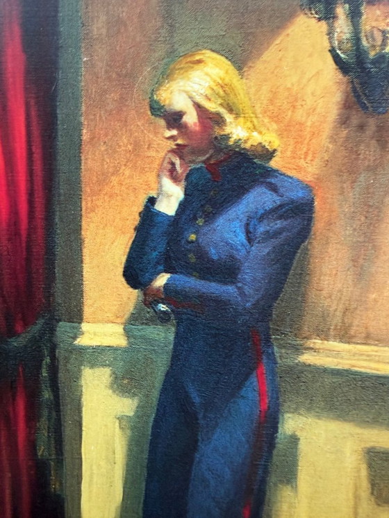 Image 1 of Edward Hopper (1882-1967), New York Movie, 1939, SA100 copyright AKG, Londres..., Impreso en Gran Bretaña