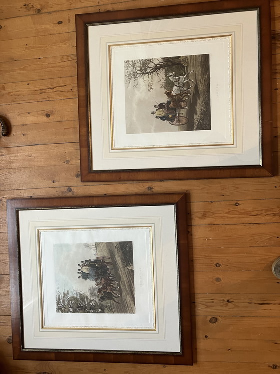 Image 1 of 2 englische Kupferstiche, 19. Jahrhundert, Henry Alken