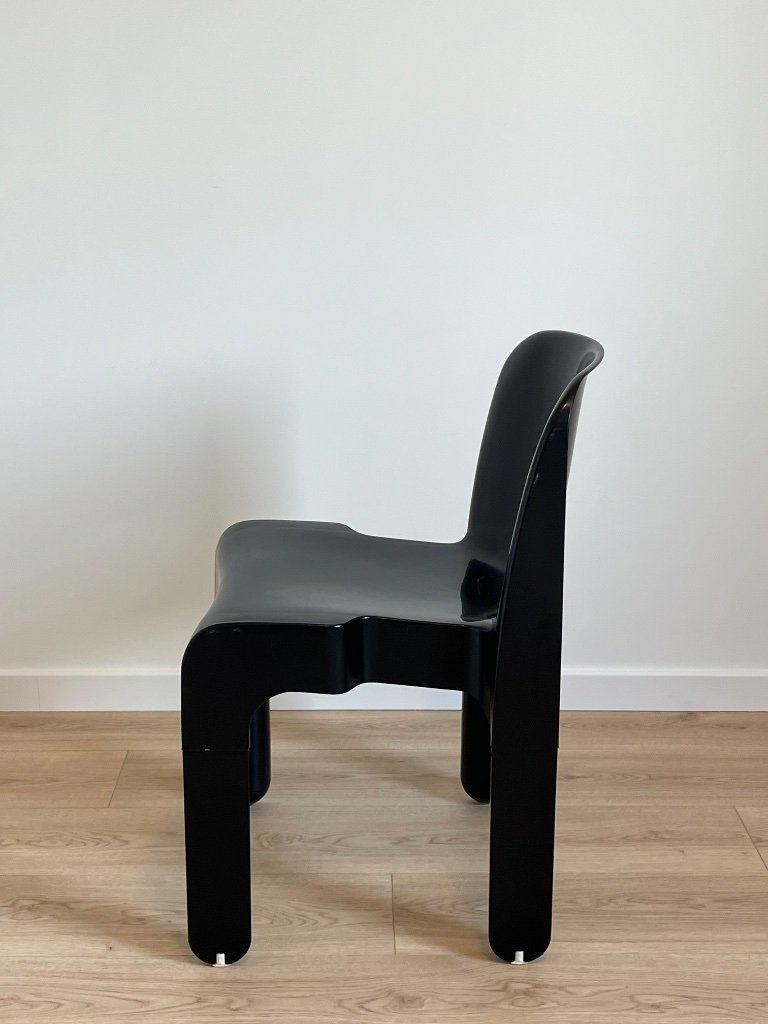 椅子 vintage USA UNIVERSAL chair UNIVERSAL CHAIR No. 4867 - Joe COLOMBO - Black - Vintage 1967