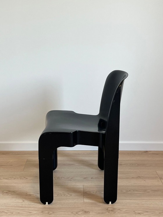 Image 1 of UNIVERSALE CHAIR No. 4867 - Joe COLOMBO - Zwart - Vintage 1967