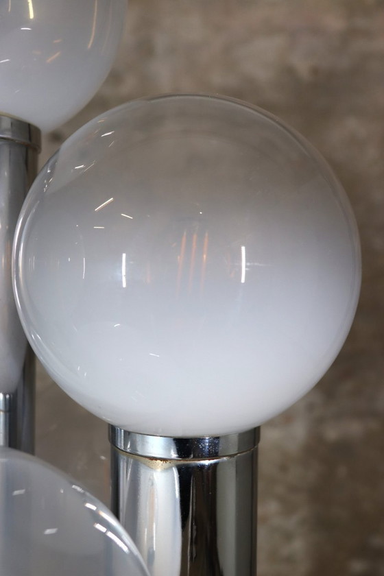 Image 1 of Goffredo Reggiani – Organ / Chrome Tube Floor Lamp – Italy – 1970s