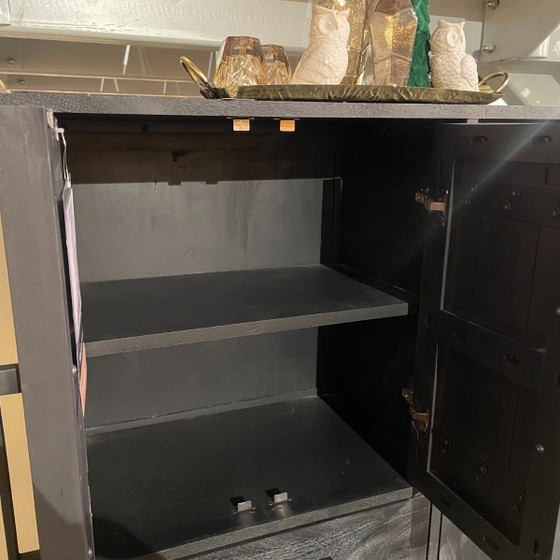 Piastra Storage Cabinet Mango Deep Black 126cm – Pronto Wonen, Wood (photo 3 of 3)