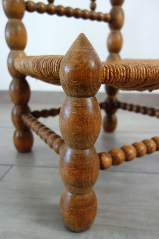 Image 1 of Chaise Basse dlg Charles Dudouyt, années 50/60, France