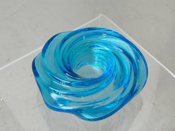 Image 1 of Ensemble de 2 porte-bougies chauffe-plat Murano par Vistosi x Atelier Schaepfer pour Nestlé, 2014