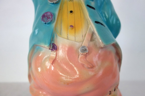 Large 1980s Ceramic Clown Lamp – Table lamps (photo 10 of 12)