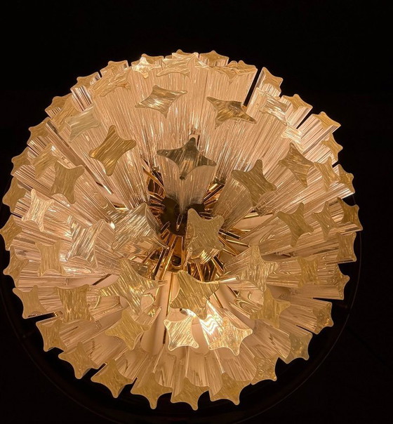Image 1 of Ceiling light/lamp by Paolo Venini, Asta Quadrilobo, Murano glass, Italy, 1960s