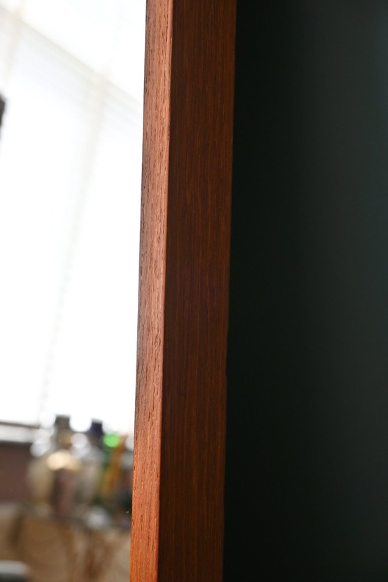 Image 1 of Vintage Wooden Mirror / Tapered Model