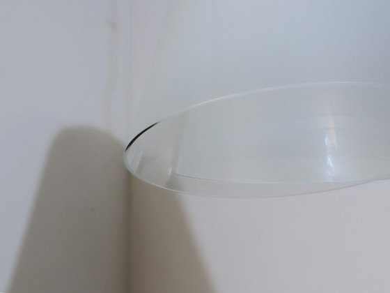 Image 1 of 1970s Murano glass "Giglio" double dome pendant lamp by LAMPERTI