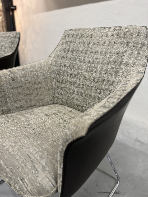 Image 1 of 2 Leolux Mara Esszimmerstühle Duo-Polsterung