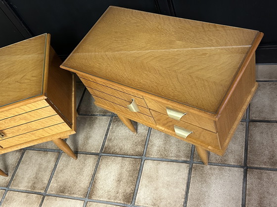 Image 1 of Un paio di comodini rockabilly anni Cinquanta e Sessanta