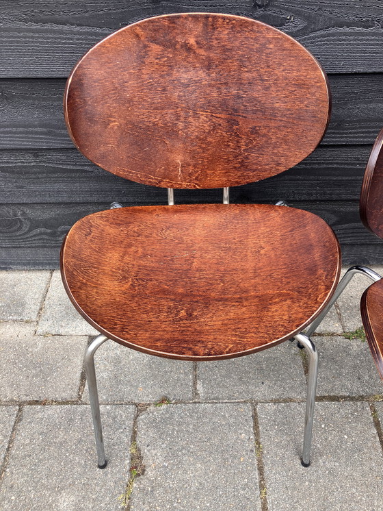 Image 1 of 4x Kurvenstuhl Carsten Buhl