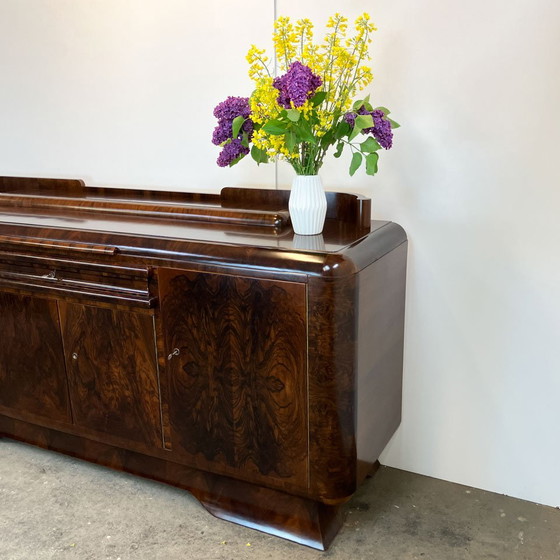 Image 1 of Art Deco buffet, walnut and burl wood, ca. 1930s