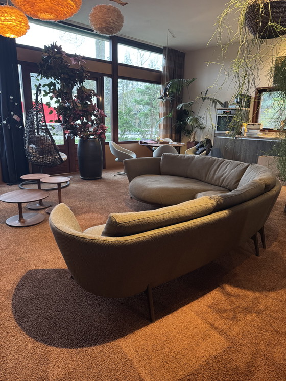 Image 1 of Fantastic Leolux seating group with epoxy legs