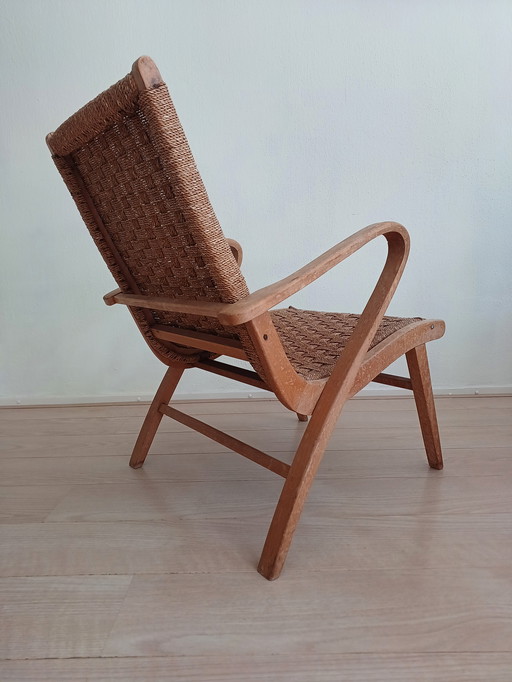 Vintage Papercord V & D Fauteuil