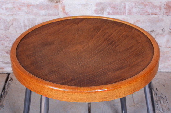 Sgabello Bauhaus restaurato, di Mücke-Melder, Faggio, Cromo, Lucido, Ceco, anni '30 – Sgabelli, Wood, Chrome (photo 8 of 9)