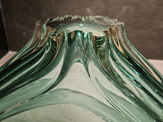 Image 1 of Magnifique bol en verre d'art de Murano du milieu du siècle