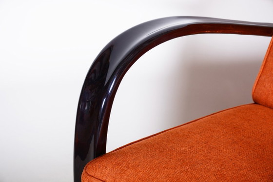 Sillón Art Déco restaurado, de J. Halabala para UP Zavody, haya, República Checa, década de 1930. – Sillones (photo 6 of 9)