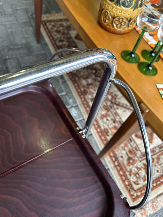 Image 1 of Chariot de service/meuble mural Gerlinol vintage années 60/70