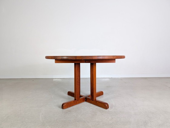 Image 1 of Mesa de comedor original de mediados de siglo Rosengaarden de teca, 1960, extensible