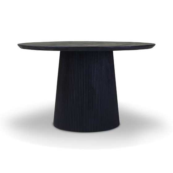 Image 1 of Round table d130 cm black