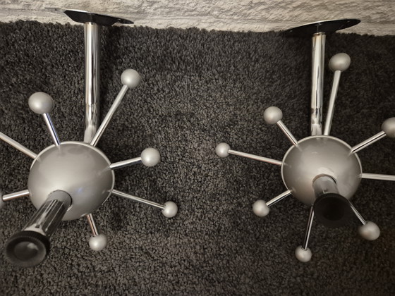 Image 1 of Spoetnik,sputnik kapstok, metallic, zilver-grijs