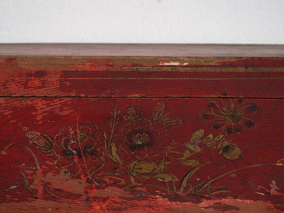 Antique garnet red oriental case (c.1900) #36 – Storage cabinet (photo 30 of 40)