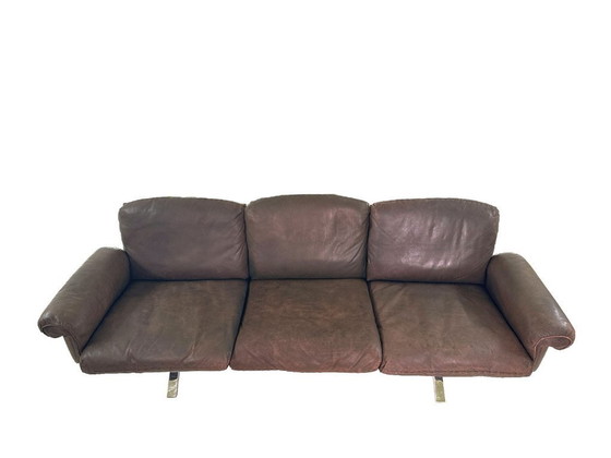 Image 1 of Vintage De Sede DS-31 three-seater sofa – brown leather design classic