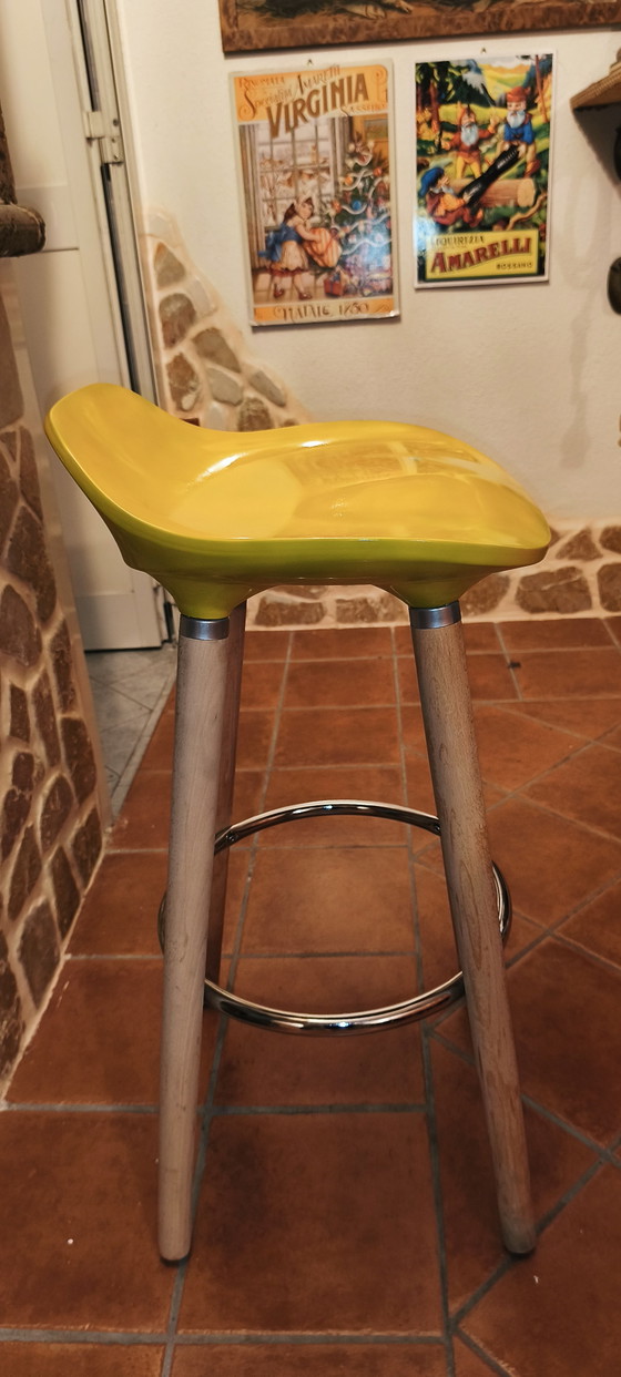 Tabouret de bar scandinave sur mesure, modèle « Gilda » – Tabourets de bar, Metal, Plastic (photo 2 of 6)