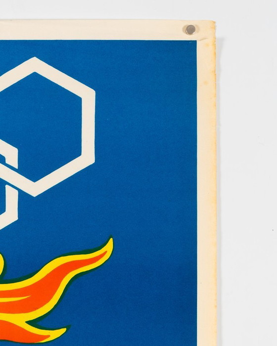 Image 1 of Centro Sportivo Italiano – 1960 – Litografia originale vintage di Corrado Mancioli – Moderna Mid-Century – 100x70 cm