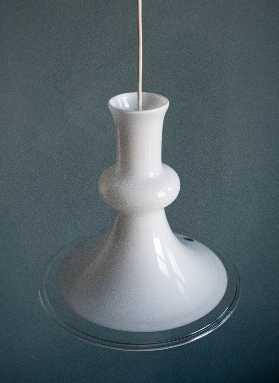 Lampada a sospensione Etude in vetro bianco di Michael Bang per Royal Copenhagen – Lampade a sospensione (photo 5 of 8)