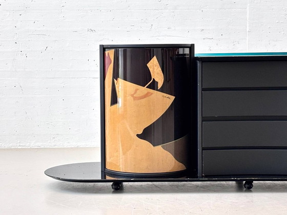 Meuble bar postmoderne de Carlo Malnati, Italie, 1990 – Buffet bas, Wood (photo 19 of 19)