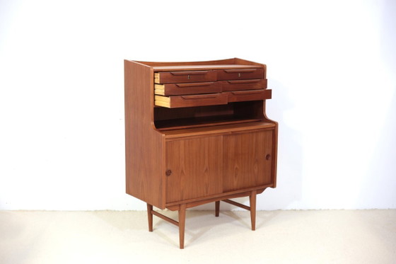 Dänischer Teak-Sekretär – Schreibtisch, Wood (photo 4 of 9)
