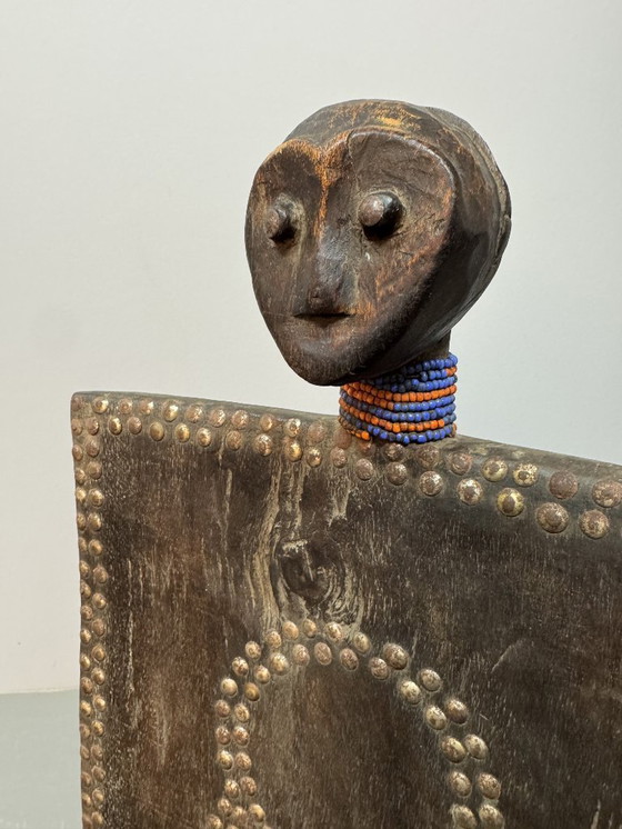 Image 1 of Sedia cerimoniale del re africano, inizio metà secolo, Tanzania, anni '40