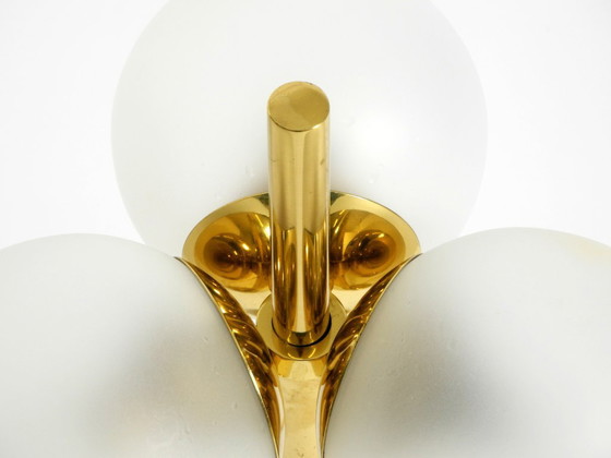 Image 1 of Original 1960s Space Age brass table lamp by Kaiser Leuchten