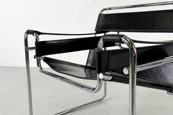 Wassily Fauteuil van Marcel Breuer voor Gavina - 1960 – Chrome, Leather (photo 4 of 10)