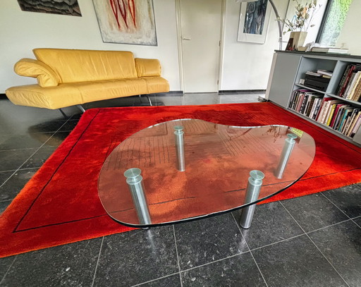 Design glazen salontafel 